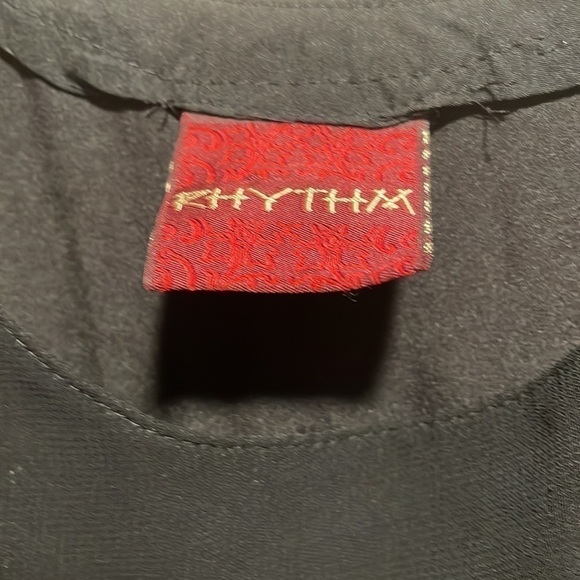 𝅺Elegant Rhythm Embellished Dipped Side Half Sheer Dress Nightdress - Picture 14 of 16